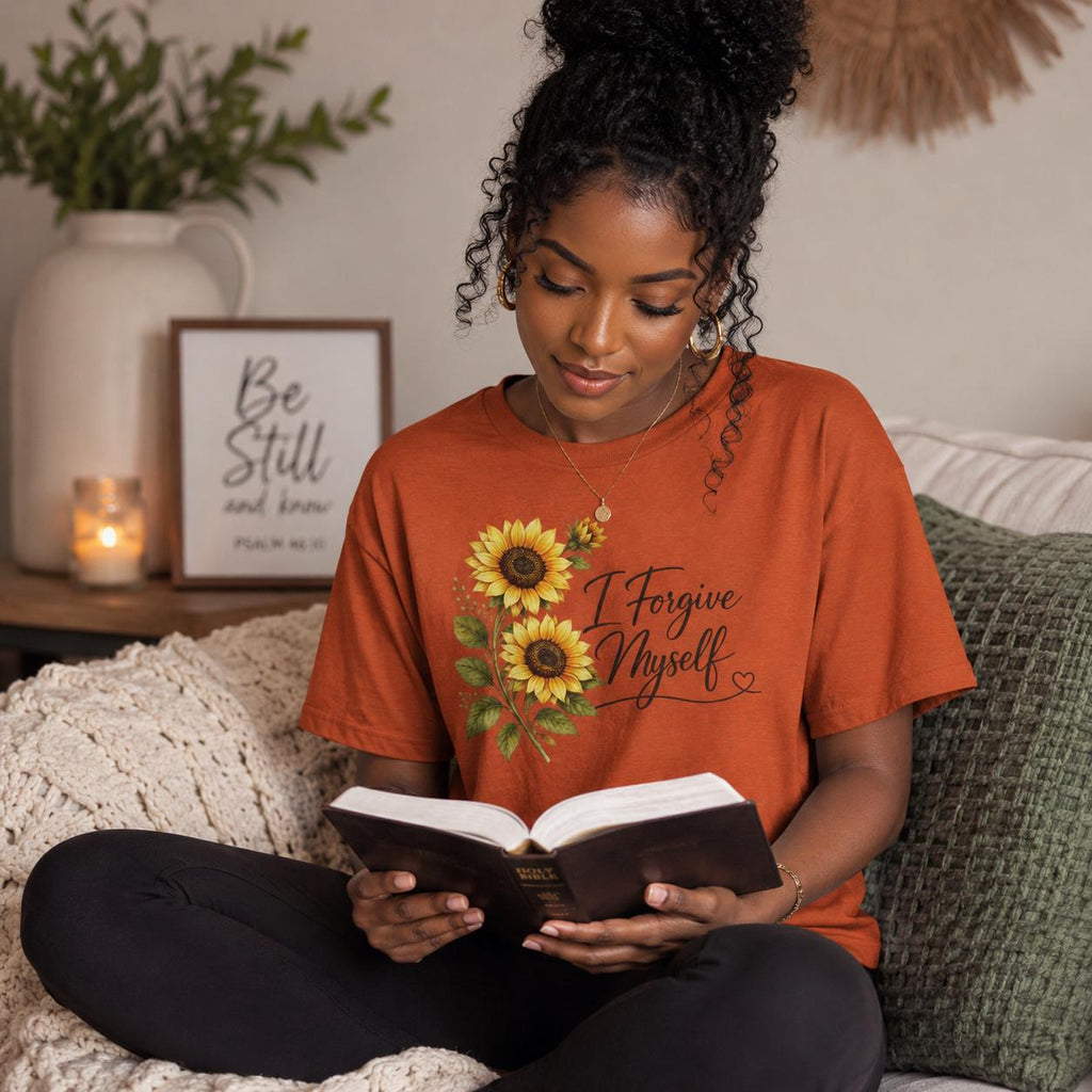 I Forgive Myself Sunflower T-Shirt