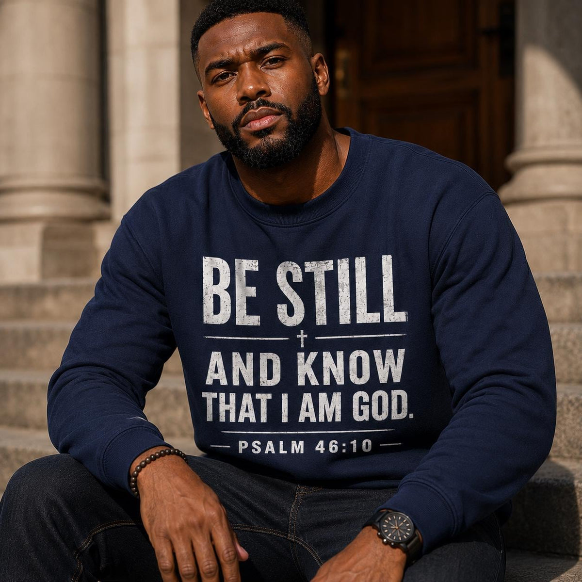 Be Still and Know Psalm 46:10 Sweatshirt