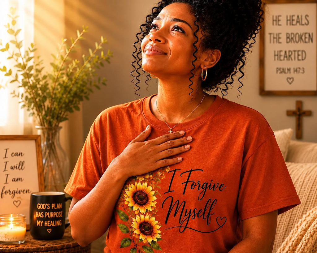 I Forgive Myself Sunflower T-Shirt
